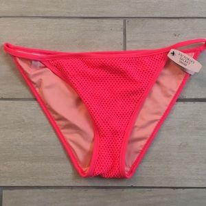 Victoria Secret neon pink mesh swimsuit bottoms